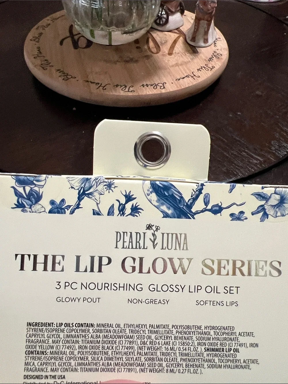 New The Lip Glow Series — 3-Pack Glossy Lip Oil Set (White, Pink, Coral